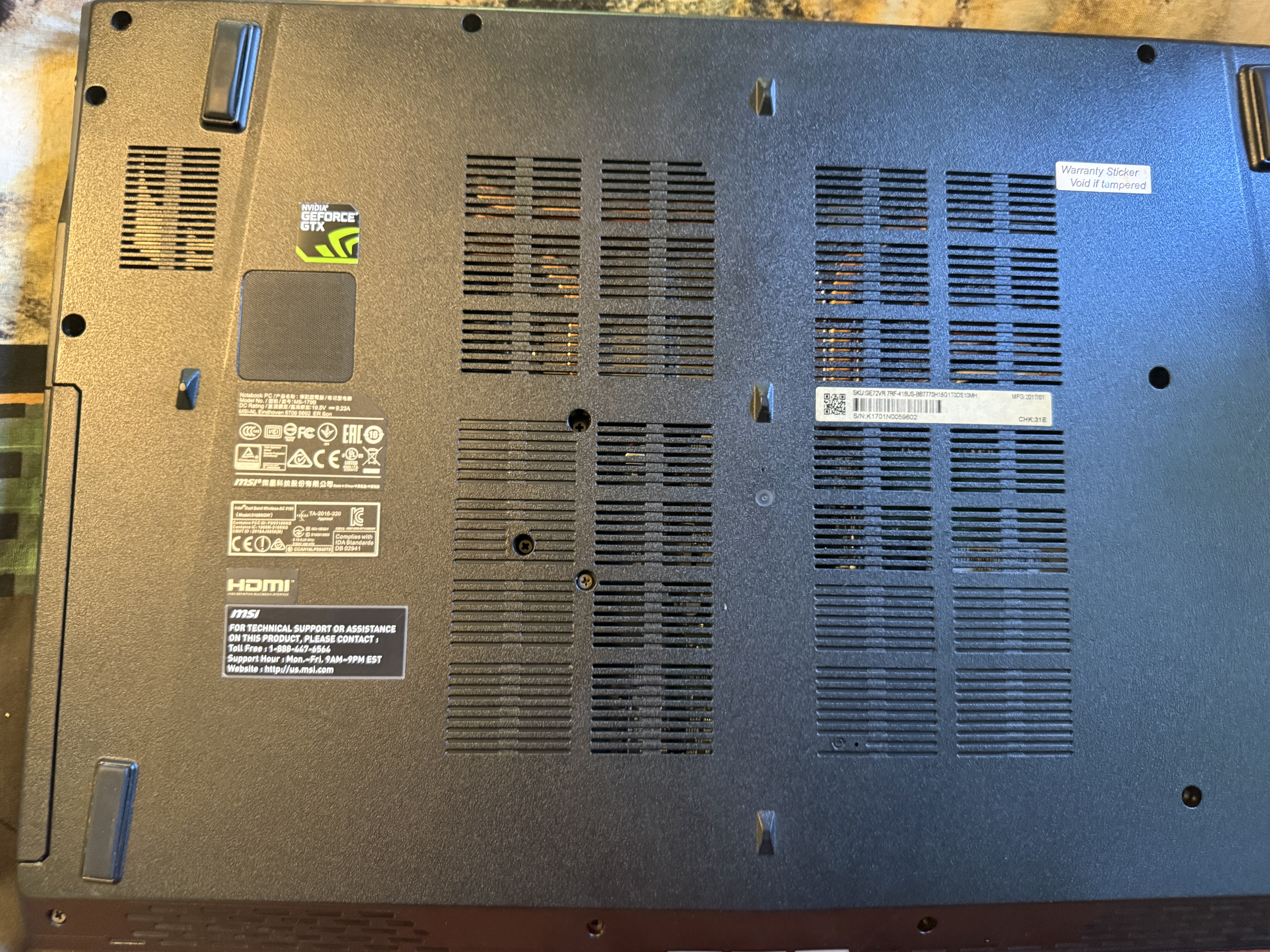 MSI Gaming Laptop attached photo 12